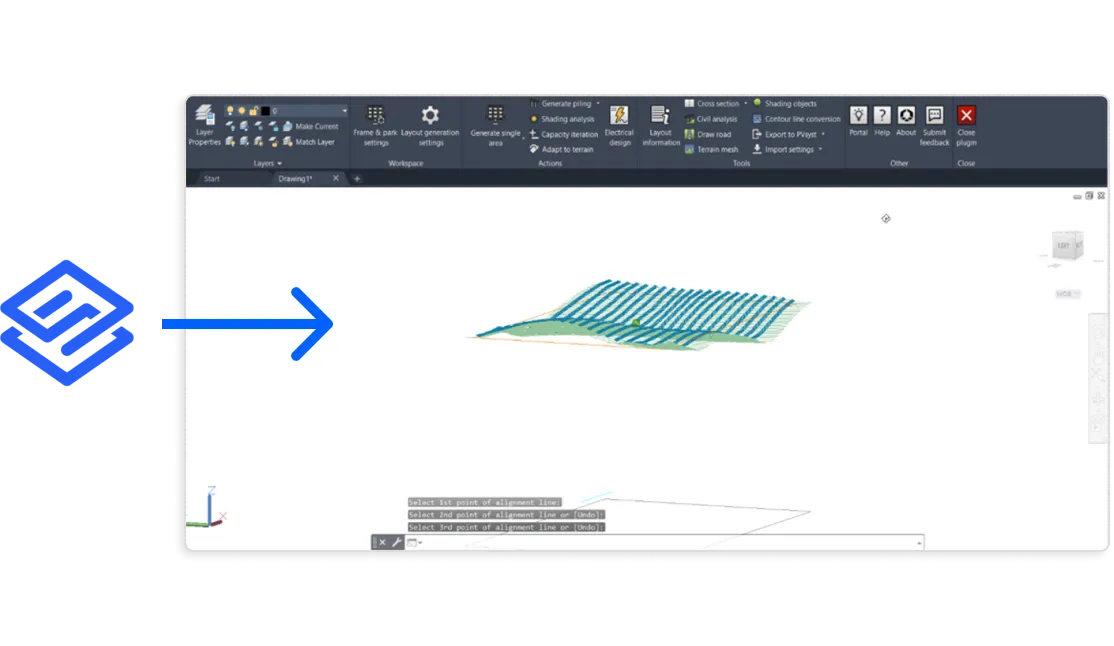 High-precision topographic data for solar design