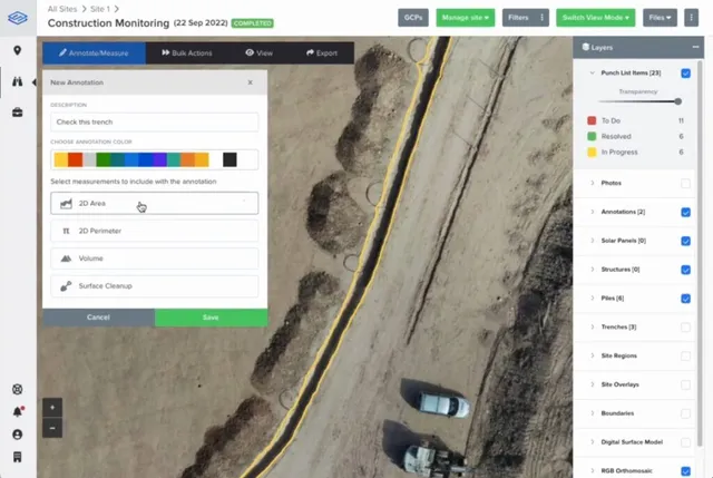 Effortless Annotating and Measuring Using Sitemark's New AI Magic Wand Tool