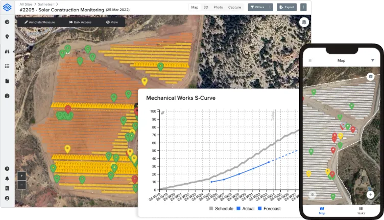 The Sitemark platform for EPC contractors