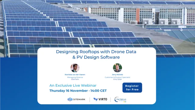 Designing Rooftops with Drone Data and PV Design Software
