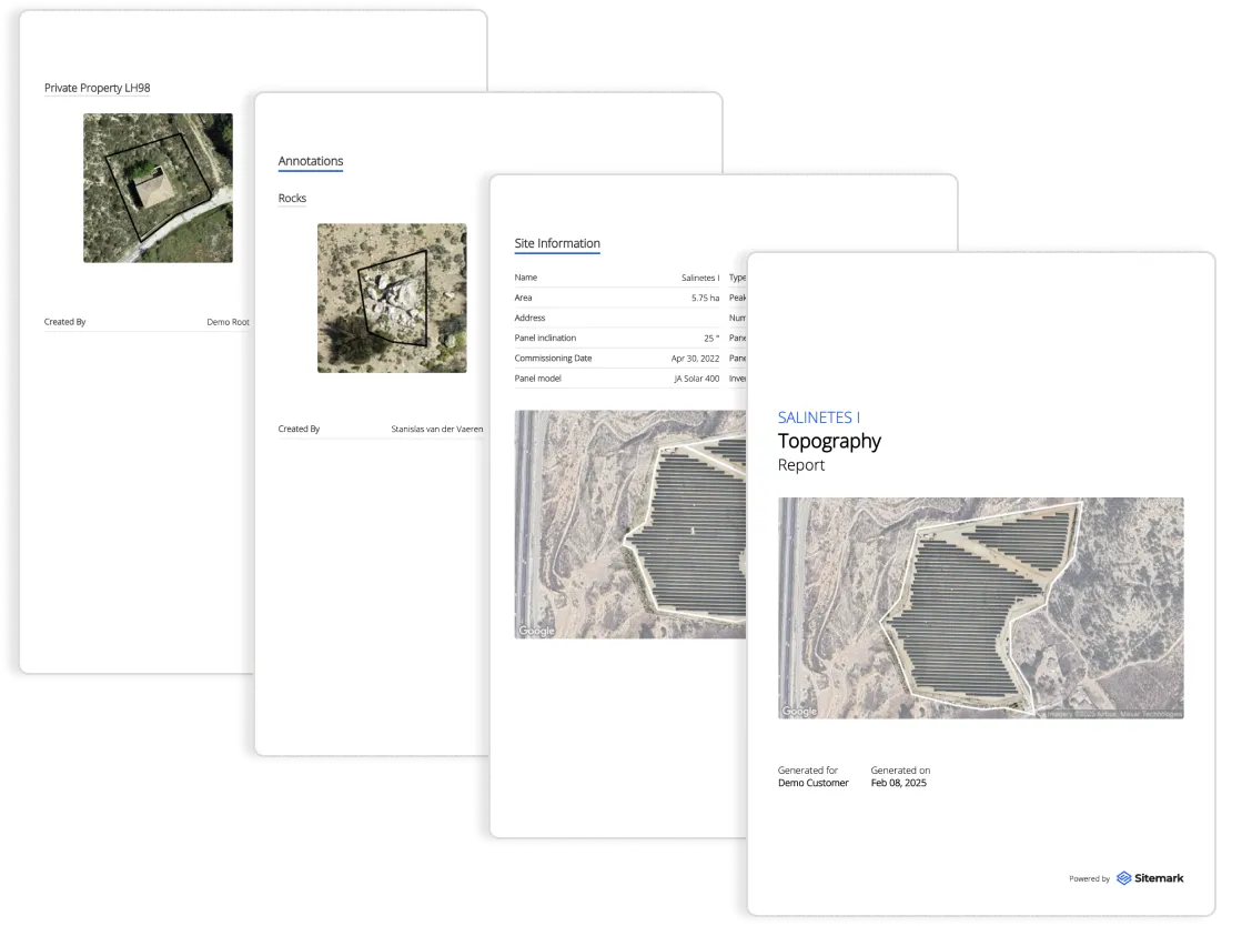 Automated reporting and project documentation