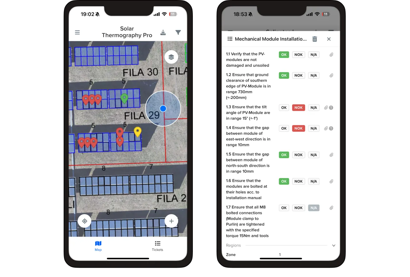 Mobile field workflows